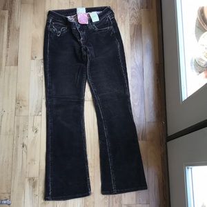 Vintage brown cord boot leg pants